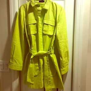 Pretty Little Thing Neon Military Mini Dress